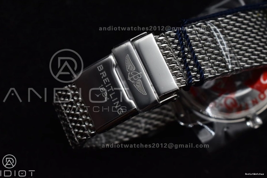 Durable 1173 A on II Dial Ceramic Black SS Black 42mm SuperOcean Bracelet BLSF Heritage Bezel Rubber RG and Bezel 0802